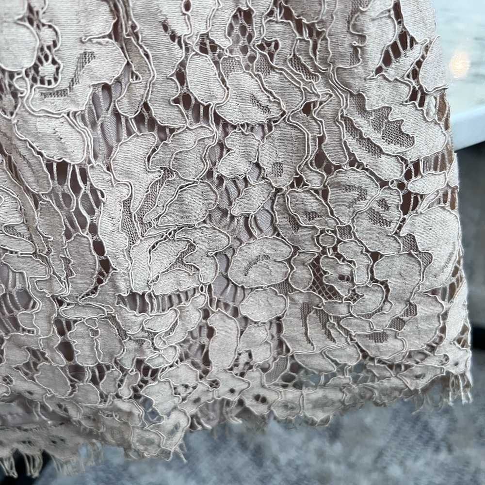 Catherine Malandrino Eyelet Lace Scoop Neckline Peplum shirt top sleeveless xs - Picture 5 of 7